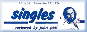 John Peel Singles Review Header in Sounds John Peel Singles Review Header in Sounds