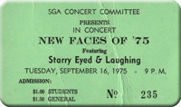 Ticket for the gig at New Paltz College, NY Ticket for the gig at New Paltz College, NY